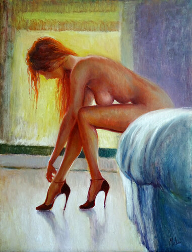 Glamour à contre-jour di Isabel Mahe, Pittura in vendita su Singulart