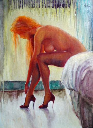 Glamour à contre-jour di Isabel Mahe, Opera su carta in vendita su Singulart