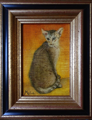 🐱 Petit Chat 🐱 Little Cat 🐱 kleine Katze von Isabel Mahe, Malerei kaufen auf Singulart