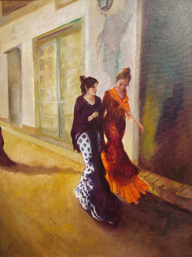 💃 Sevillanas von Isabel Mahe, Malerei kaufen auf Singulart