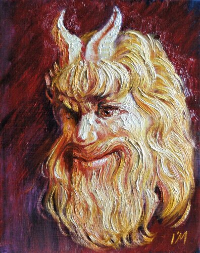 🎭 Mascaron von Isabel Mahe, Malerei kaufen auf Singulart
