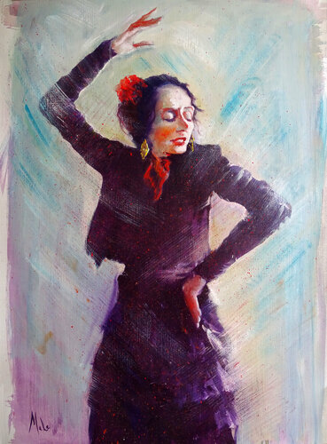 💃 Flamenco von Isabel Mahe, Werk auf Papier kaufen auf Singulart