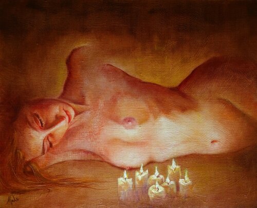 🔥 Contemplation van Isabel Mahe, Schilderij te koop op Singulart