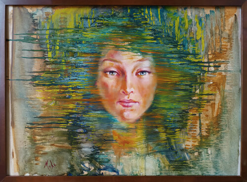 🟩 Ailleurs 🟩 Elsewhere 🟩 Anderswo von Isabel Mahe, Werk auf Papier kaufen auf Singulart