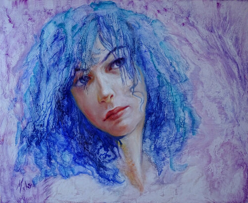💙 Peut-être 💙 Maybe 💙 Vielleicht von Isabel Mahe, Malerei kaufen auf Singulart