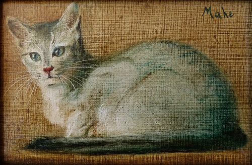 Petit chat ((( Kitten *** Kätzchen ))) van Isabel Mahe, Schilderij te koop op Singulart