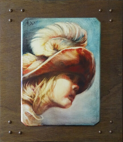 👒Le couvre-chef 👒The headgear 👒Die Kopfbedeckung by Isabel Mahe, Painting for Sale on Singulart