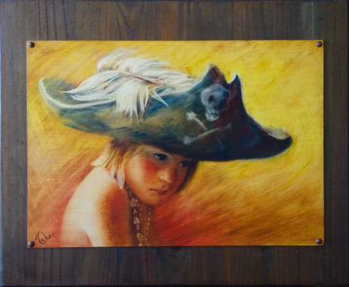 👒L'ombre d'un doute 👒The shadow of a doubt 👒Der Schatten eines Zweifels von Isabel Mahe, Malerei kaufen auf Singulart