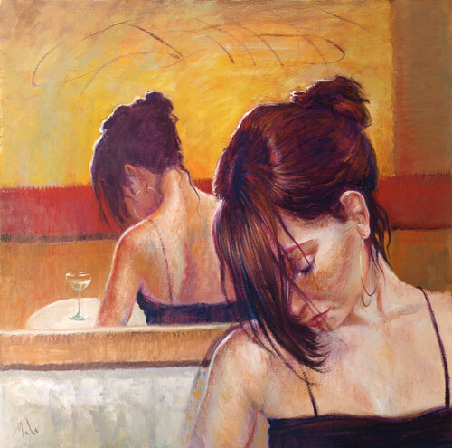 🍸 Le petit Vin blanc 🍸 The little white Wine 🍸 Der kleine Weißwein by Isabel Mahe, Painting for Sale on Singulart