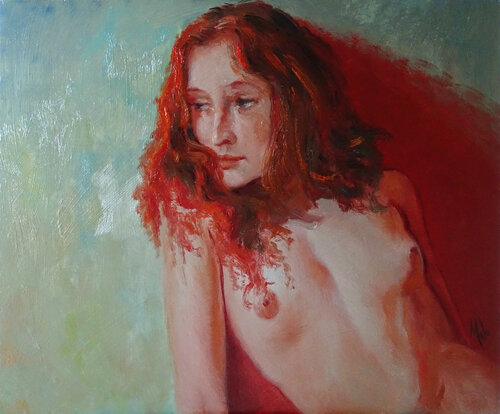 🍎 L'adultère 🍎 The adulteress 🍎 Die Ehebrecherin von Isabel Mahe, Malerei kaufen auf Singulart