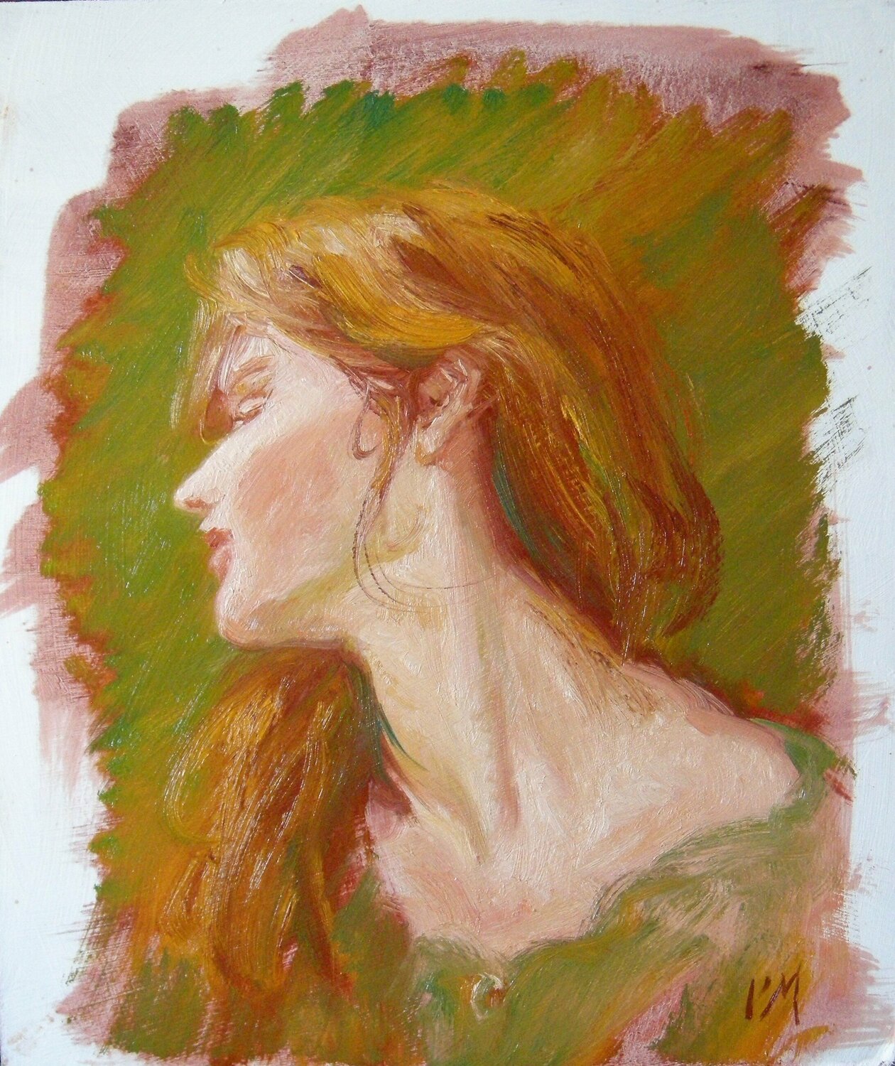 Etude de portrait Isabel Mahe