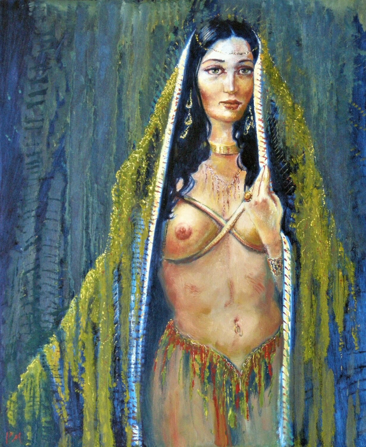 🌘 Mille et une nuits 🌘 1001 Nights 🌘 1001 Nacht Isabel Mahe Origineel schilderij te koop