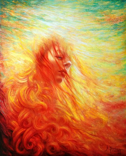 L'avènement d'Aphrodite van Alexandre Barbera-Ivanoff, Schilderij te koop op Singulart