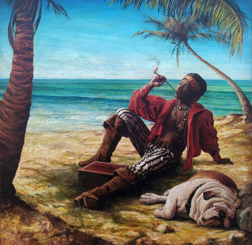 Le Havane von Alexandre Barbera-Ivanoff, Malerei kaufen auf Singulart