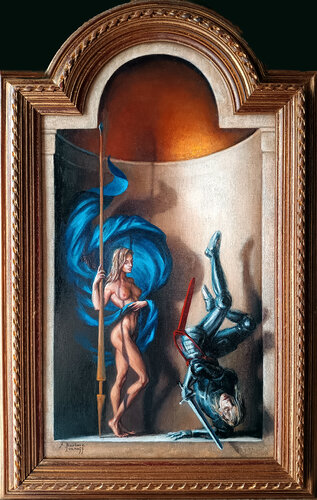 Aletheïa van Alexandre Barbera-Ivanoff, Schilderij te koop op Singulart