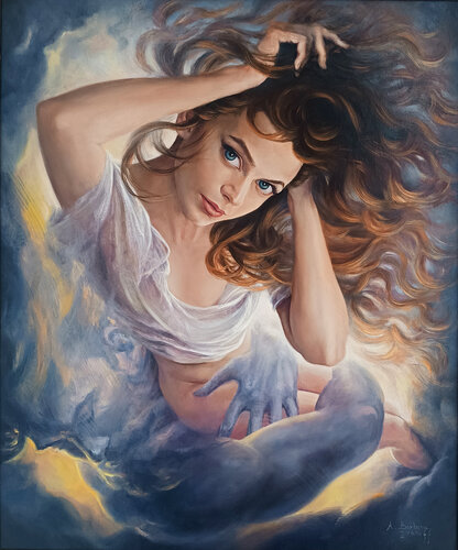 Blues Aspiration von Alexandre Barbera-Ivanoff, Malerei kaufen auf Singulart