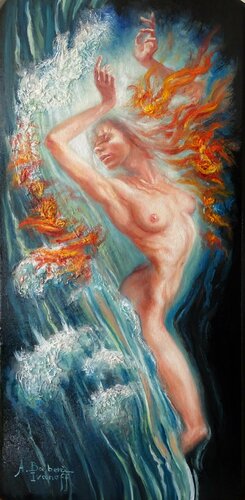 Naissance d'Aphrodite van Alexandre Barbera-Ivanoff, Schilderij te koop op Singulart