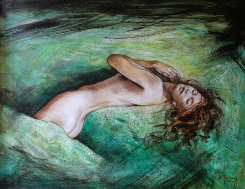 Incrustation d'émeraude by Alexandre Barbera-Ivanoff, Work on Paper for Sale on Singulart
