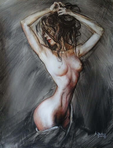 Matin gris by Alexandre Barbera-Ivanoff, Work on Paper for Sale on Singulart