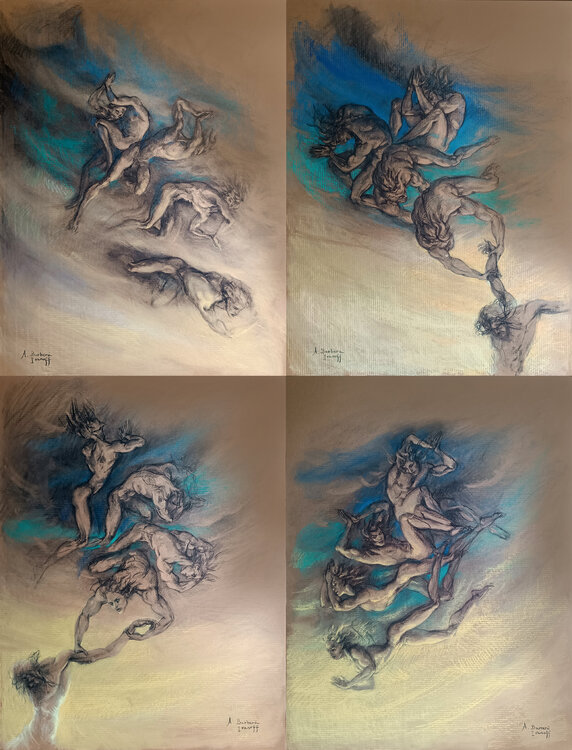 Les Anges du Sceptre (Tétraptyque) Alexandre Barbera-Ivanoff