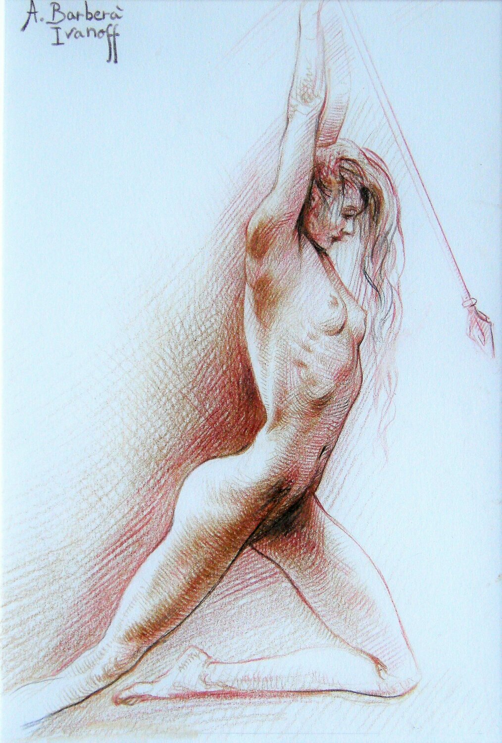 Femme à la lance Alexandre Barbera-Ivanoff