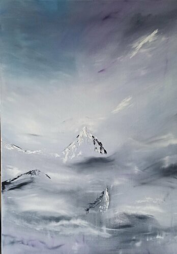Le vent d'ici van Marie Raynaud, Schilderij te koop op Singulart