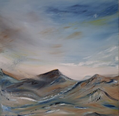 Soleil bleu van Marie Raynaud, Schilderij te koop op Singulart