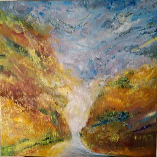 Octobre Rouge di Marie Raynaud, Pittura in vendita su Singulart