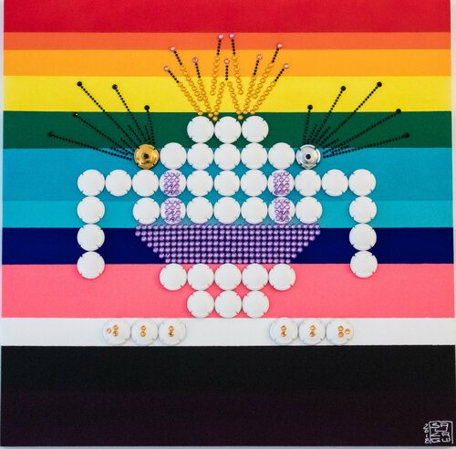 LGBT pop van Malvina Sauvage, Schilderij te koop op Singulart
