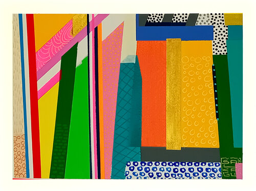 ACIDCITY van Malvina Sauvage, Schilderij te koop op Singulart