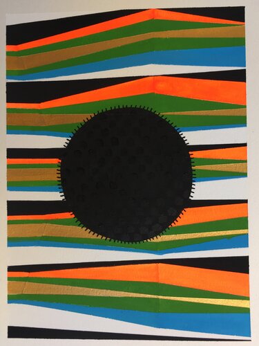 Soleil noir van Malvina Sauvage, Schilderij te koop op Singulart