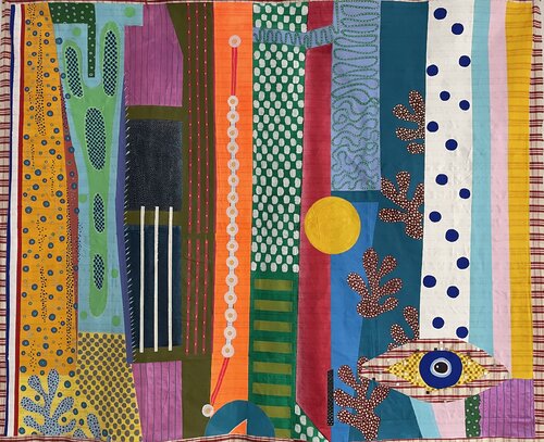 FISH EYE MIRROR von Malvina Sauvage, Malerei kaufen auf Singulart