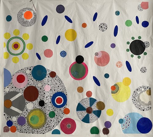 Meteor shower van Malvina Sauvage, Schilderij te koop op Singulart