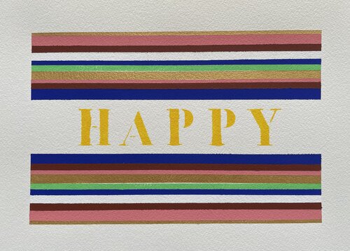 HAPPY di Malvina Sauvage, Pittura in vendita su Singulart