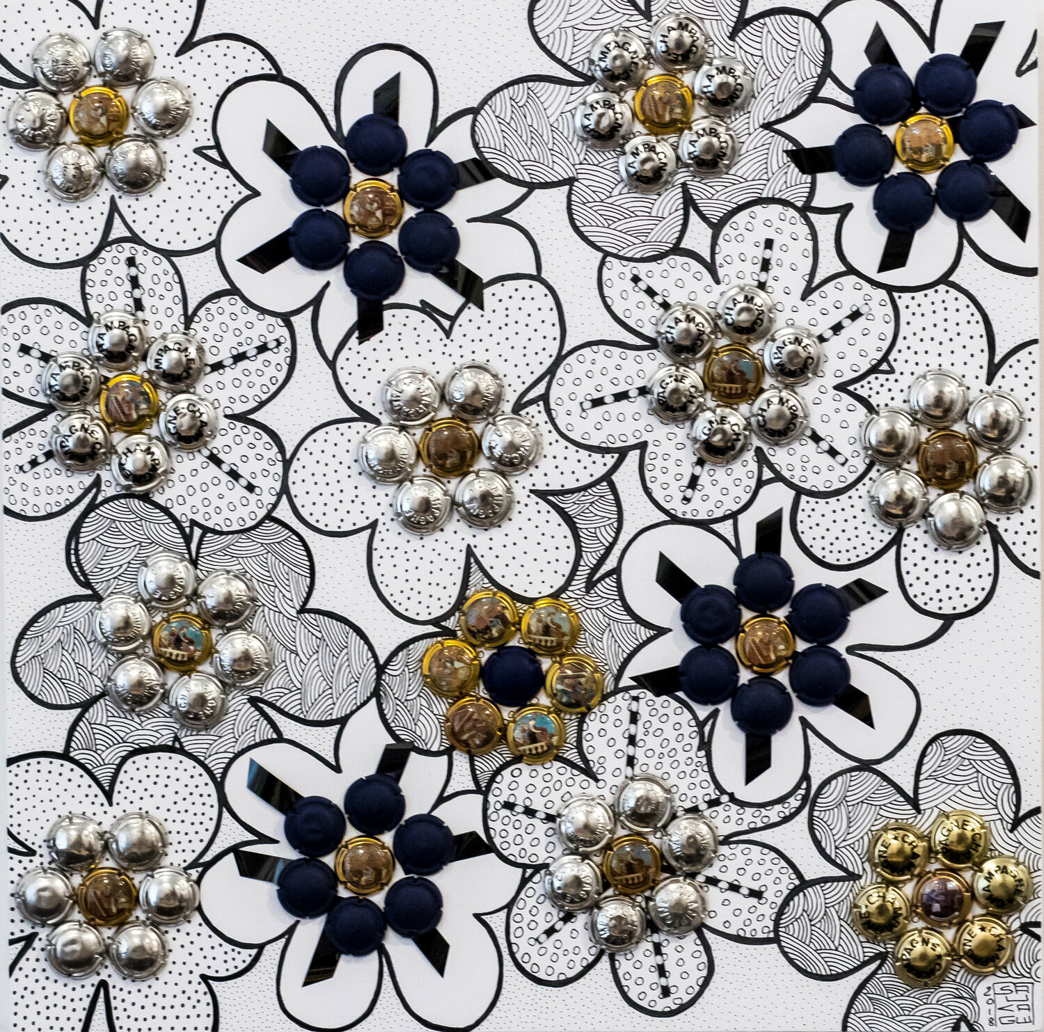 Flor Miss blanca Malvina Sauvage