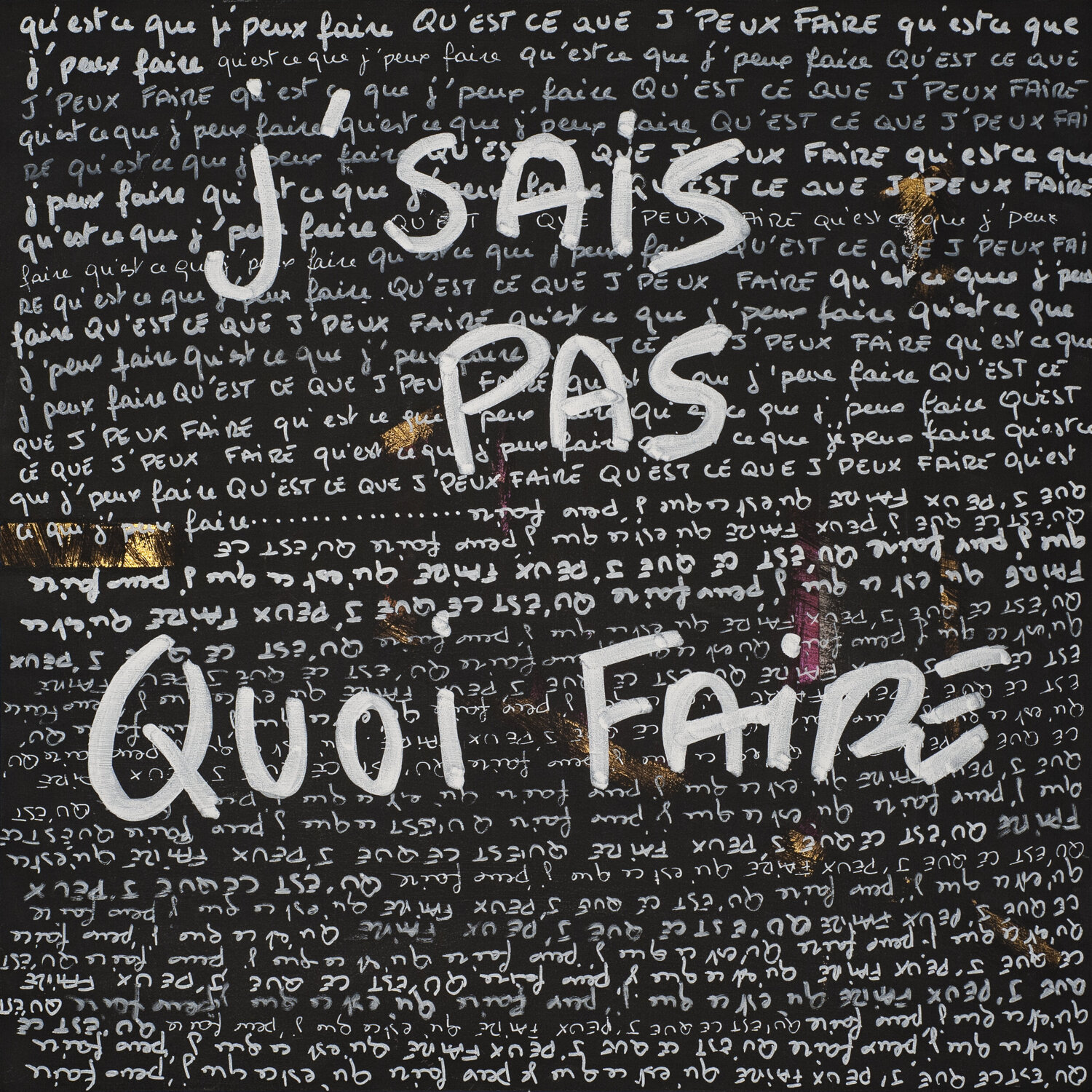 J´ SAIS PAS QUOI FAIRE Malvina Sauvage