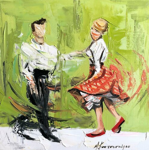 One more time von Marina Koutsospyrou, Malerei kaufen auf Singulart