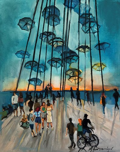 Dreaming of THESSALONIKI von Marina Koutsospyrou, Malerei kaufen auf Singulart