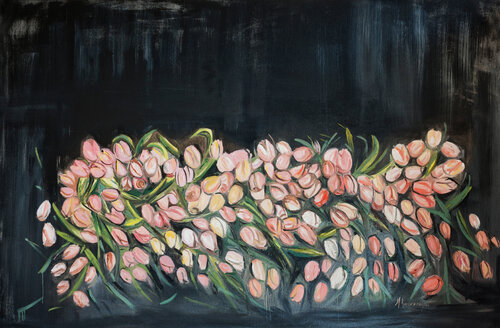 Tulips de Marina Koutsospyrou, Pintura a la venta en Singulart