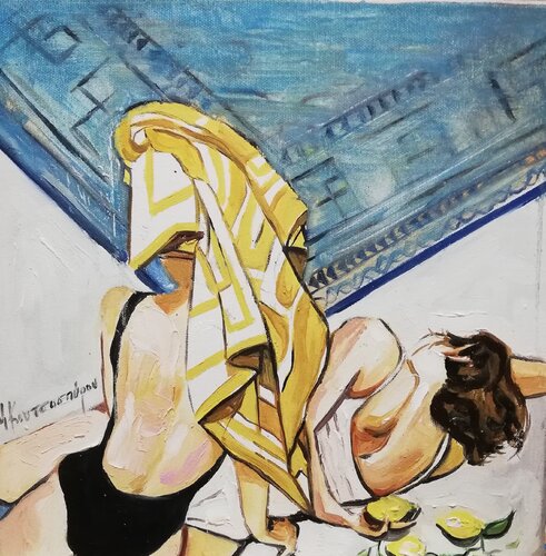 Mediterranean di Marina Koutsospyrou, Pittura in vendita su Singulart