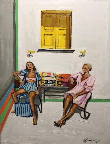 Summer vibes di Marina Koutsospyrou, Pittura in vendita su Singulart