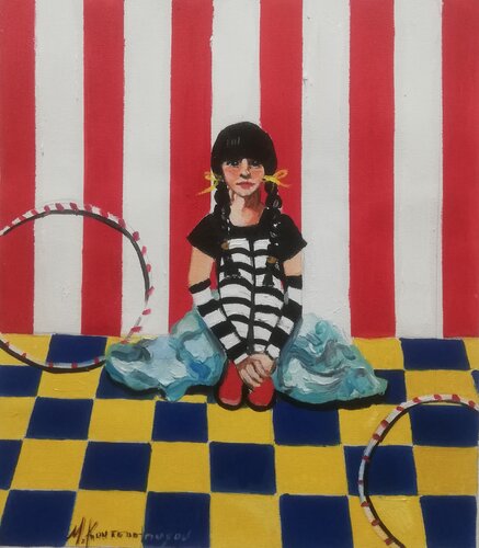 small lady von Marina Koutsospyrou, Malerei kaufen auf Singulart