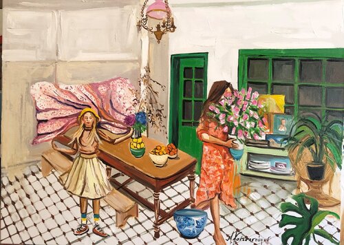 la table de Marina Koutsospyrou, Pintura a la venta en Singulart