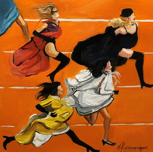 holiday season van Marina Koutsospyrou, Schilderij te koop op Singulart