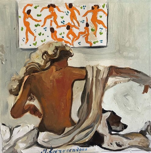 playing by Marina Koutsospyrou, Painting for Sale on Singulart