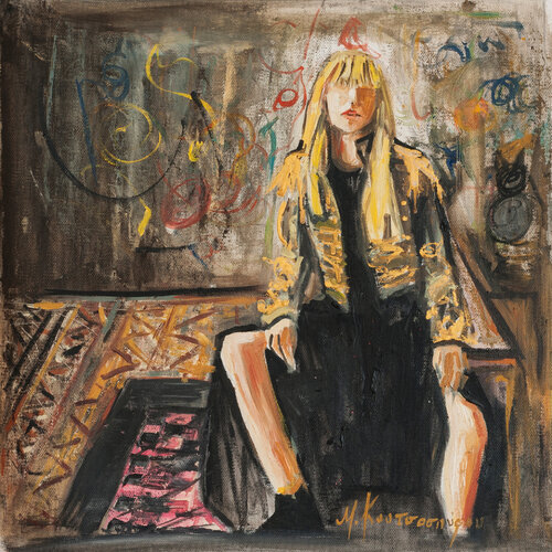 blond woman von Marina Koutsospyrou, Malerei kaufen auf Singulart