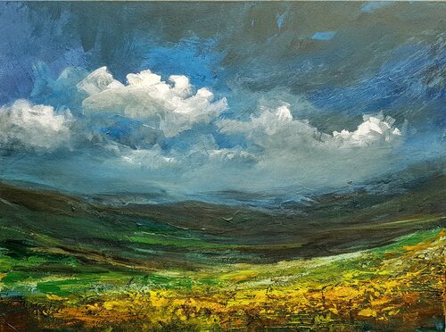 Mysterious Scottish Highlands #1 di Wim Van De Wege, Pittura in vendita su Singulart