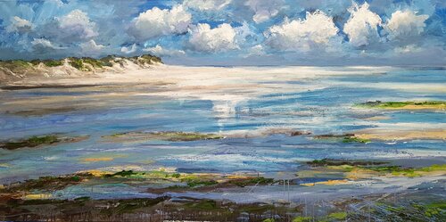 Het Zwin #4 XL van Wim Van De Wege, Schilderij te koop op Singulart