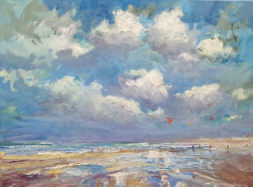 North Sea series # 89 von Wim Van De Wege, Malerei kaufen auf Singulart