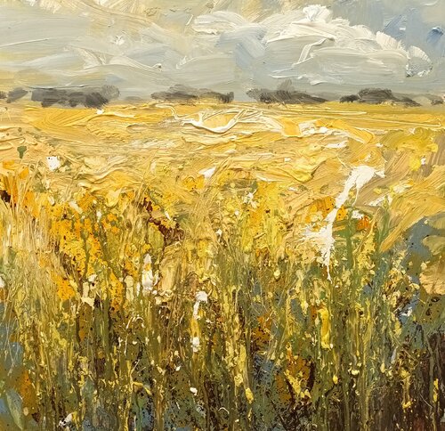 Akemheen polder landscapes 3 von Wim Van De Wege, Malerei kaufen auf Singulart
